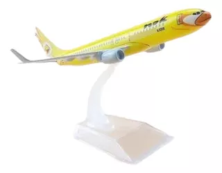 Miniatura Avião Tailândia Airlines Nok Boeing 737 Metal