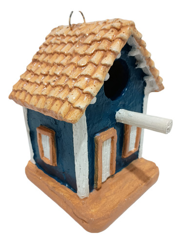 Casa De Passarinho Ar Livre Ninho Azul-marinho Lisa