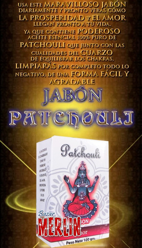 Jabón Patchouli Prosperidad Y Amor