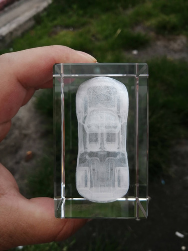 Reconocimiento De Cristal Con Grabado Láser 8x5x5 Pack 16pzs