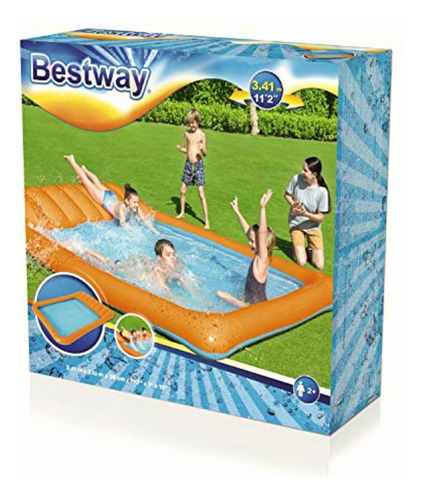 Bestway Alberca Inflable Con Resbaladilla 341 X 213 X 38 Cm