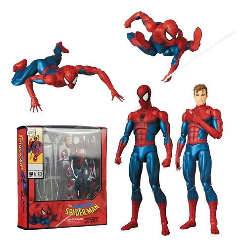 Mafex 075 Spiderman Action Figure, 16 Cm, Spiderm Toy | MercadoLivre