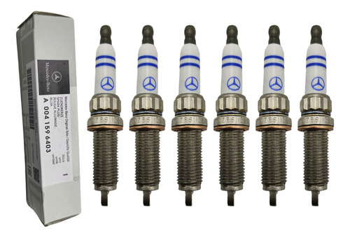 Kit Bujias Mercedes Benz C350 Glk300 Ml350 Om276 Original X6