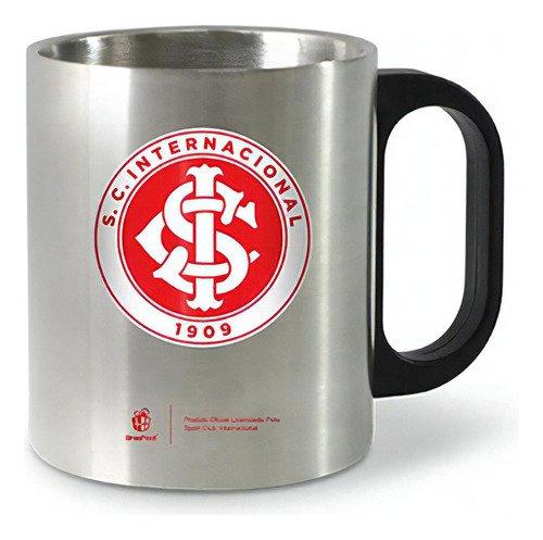 Caneca Metal Inox Inter 300ml