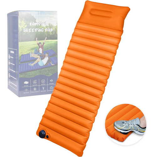 Colchoneta De Dormir Camping, Colchón Inflable Ultrali...
