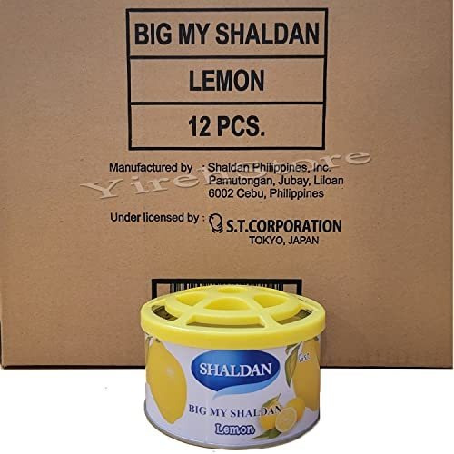 Para Autos - Big My Shaldan Lemon Scent Gel 12 Latas (1 Caja