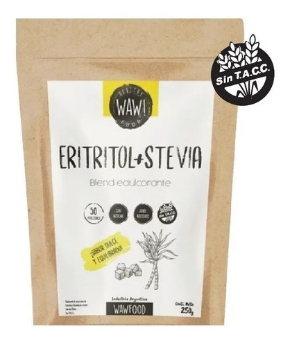 Eritritol + Stevia X 250gr | 0% Glucémico | Sin Tacc