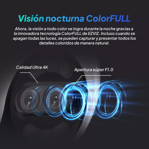 Camara Seguridad Wifi Ezviz H80x Domo 8mp 4k Exterior
