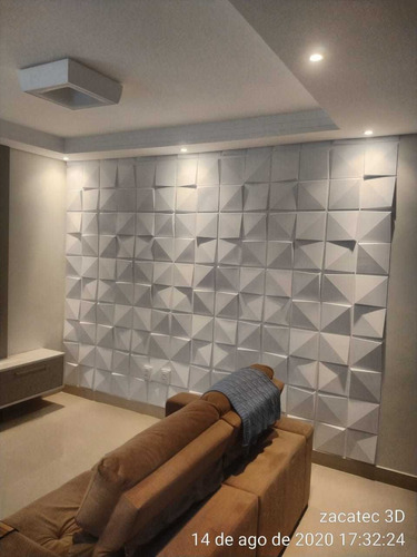 Imagem 9 de 10 de Revestimento 3d Para Teto Parede Lavavel Placas 50cm X 50cm