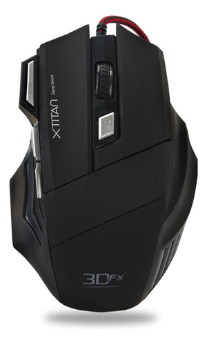 Mouse Gamer 3dfx Xtitan 7518 3200 Dpi Usb Negro