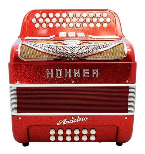 Acordeon Hohner Anacleto Nrt Ll Sf/tr