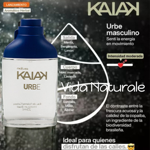 Kaiak Urbe-clasico-aventura-natura-edt Masculino