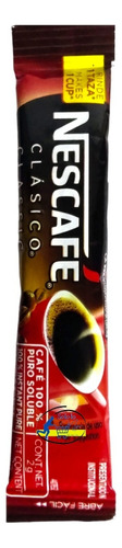 Café Instantáneo Nescafé Soluble Stick Sobre 2 G Pack X 50