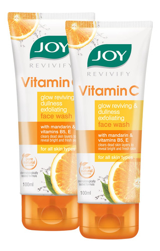 Joy Jabon Facial Con Vitamina C Para Una Piel Brillante (paq