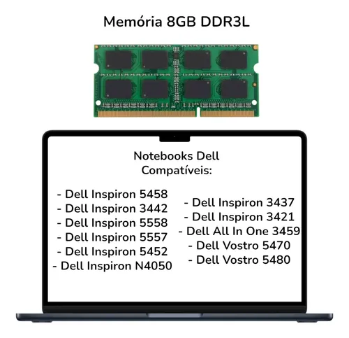 Memoria 8gb Ddr3 1600mhz Compativel Sony Vaio Pcg-71911x