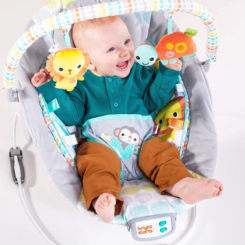 Imagen 5 de 10 de Bouncer Silla Bright Starts Whimsical Wild Musical