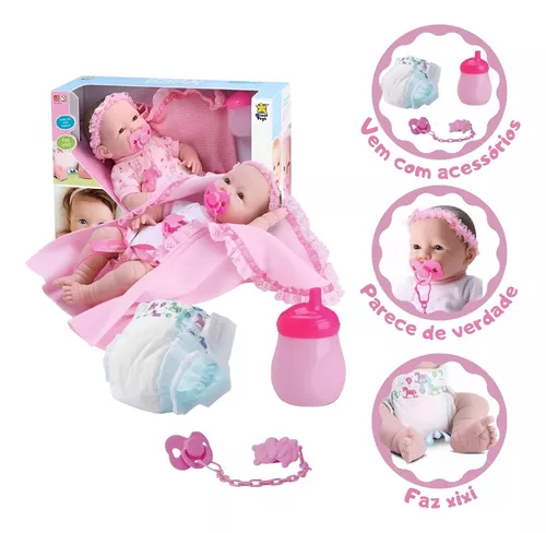 BONECA DOLLS WITH LOVE REBORN - COTIPLAS - Toyslandia