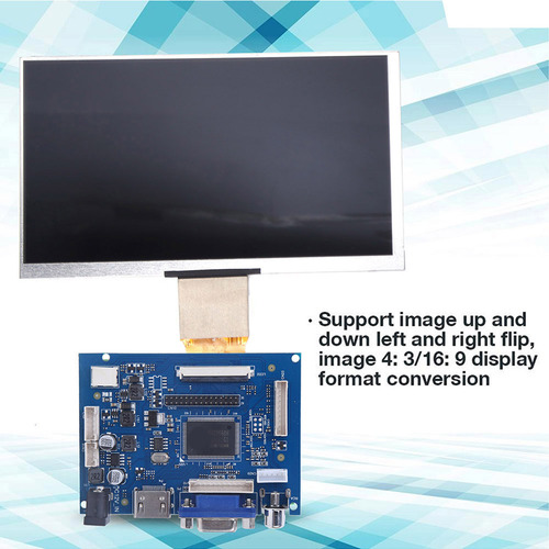 Placa Lcd De 7 Polegadas Tft Display 1024* 600 Kit De Tela D