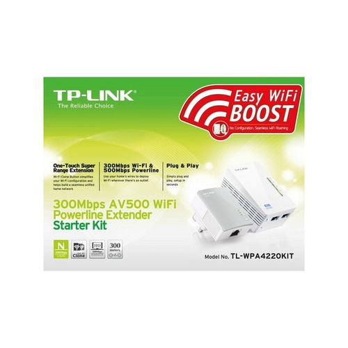 Extensor Powerline Wifi Av200 A 300 Mbps Tp-link