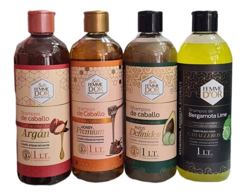 Caja De 25 Shampoos Femme D´or + Envío Gratis