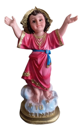 Divino Niño Jesús De 30cm Figura Religiosa Con Base Resina 