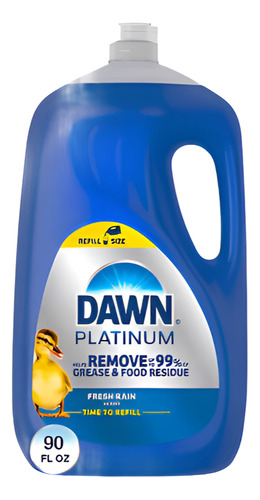 Dawn Platinum Jabon Trastes Remueve 99% De Grasa 2.66 Lt / H