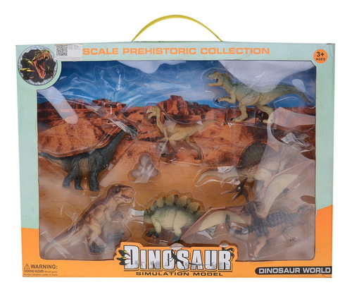 Coleccion A Escala De Dinosaurios 8 Motivos Diferentes