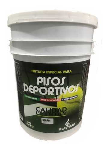 Pintura Para Pisos Deportivos X 20 Lts Plasticar Colornet