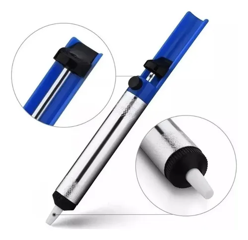 Combo Electronica Soldador Desoldador Soporte Lupa Estaño