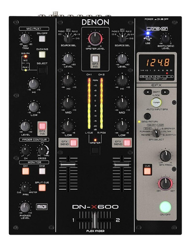 Imagen 1 de 5 de Controlador Mixer Dj Denon X600 + Garantía