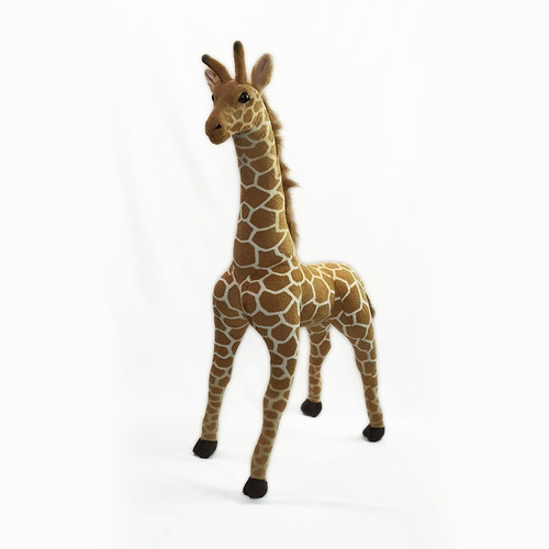 Imagem 3 de 5 de Girafa De Pelúcia Safari - 90cm Em Pé - Safari - Linda!!!