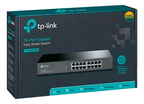 Switch Tp-link Tl-sg1016d 16 Puertos Gigabit Rackeable