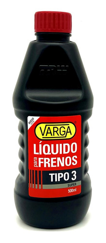 Liquido De Frenos Varga Dot 3 Super 500 Ml