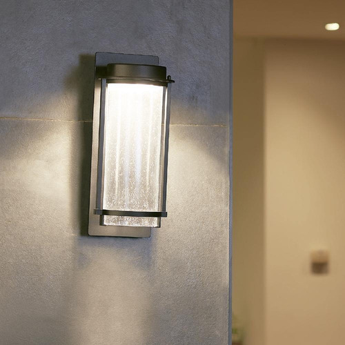 Imagen 2 de 4 de 8 Lámparas Para Muro Exterior, Negro 16w Luz Cálida