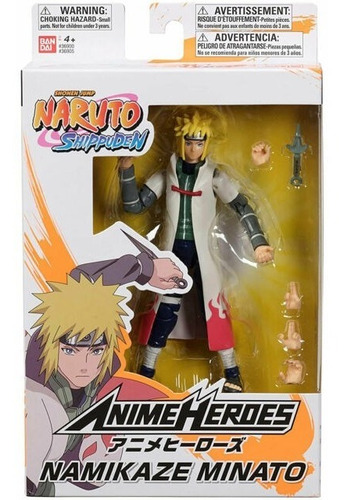 Figura Naruto Shippuden Anime Heroes Namikaze Minato