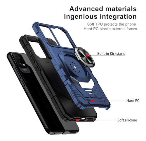Funda Para Tcl Ion X Ion V 40 Z Rosa Dorado Uso Rudo