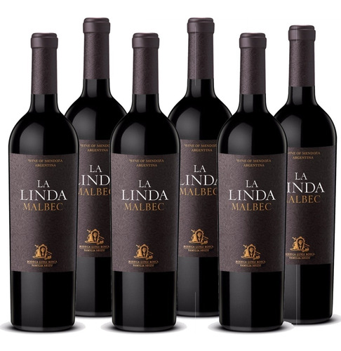 Finca La Linda Malbec Vino Tinto 375ml Mendoza Caja X6 Pack