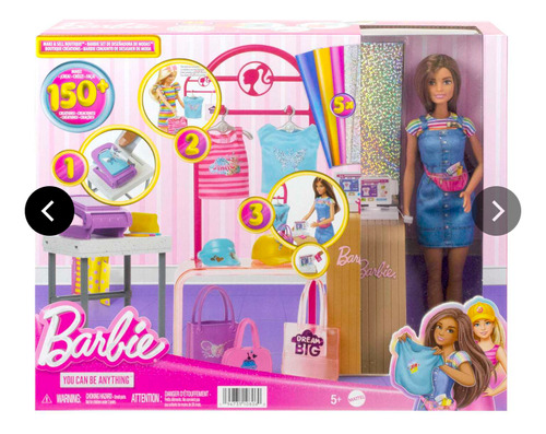 Barbie Boutique Diseña Y Vende, Juego De Tienda Muñecas 2m