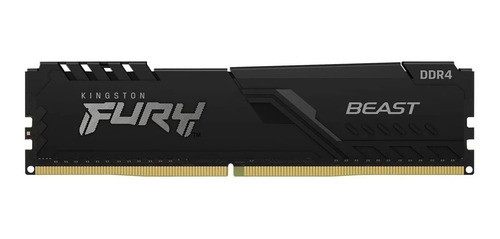 Imagen 2 de 4 de Memoria Ram Ddr4 8gb 3200mhz Kingston Fury Beast Kf432c16bb!