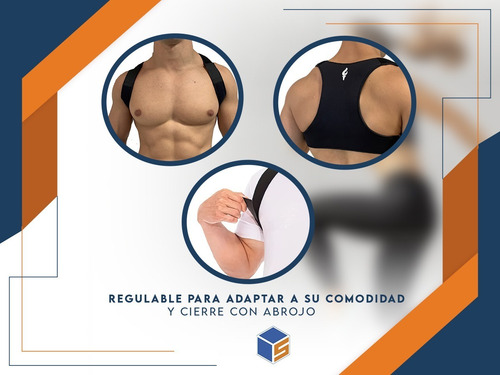 Corrector Postura Espalda. Espaldera Postural Neoprene Dema