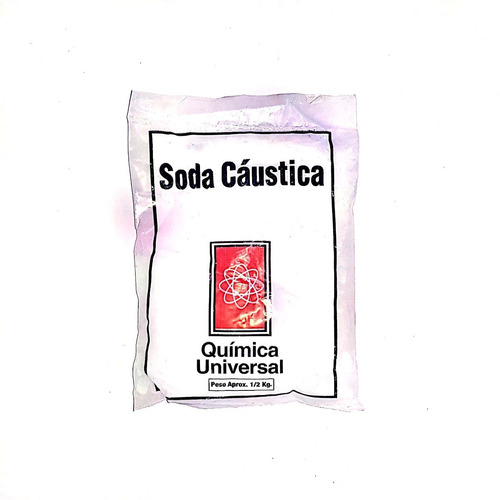 Soda Caustica 1/2kg Quimica Universal / Ferrepernos 