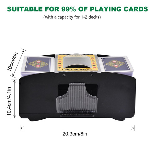 Barajador Automático De Cartas 1-2, Barajador Rápido De Póqu