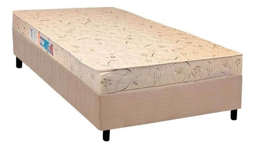 Conjunto Box Solteiro Colchão Espuma D26 Serene + Base