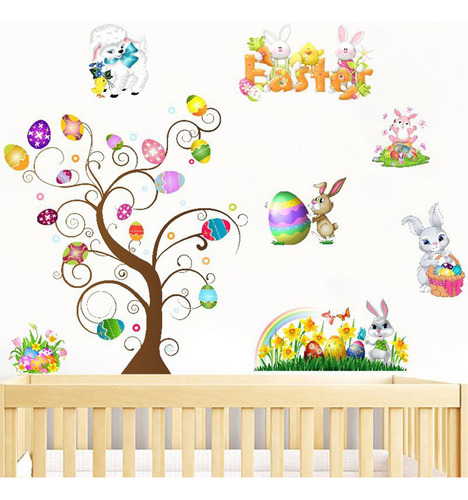 Papel Pintado De Pvc Para Decoración De Ventana De Pascua