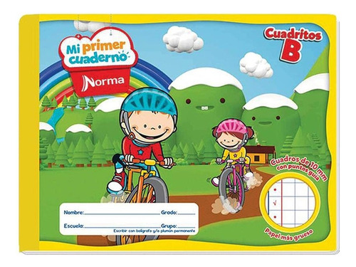 Mi Primer Cuaderno Norma Cuadro De 10mm 72hjs