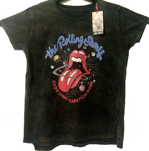 Remera Mujer Rolling Stones 2000 Light Years Brendy Store