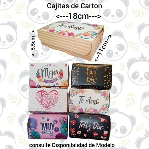 Cajas De Carton Para Dulces Regalos / Cajitas De Regalo