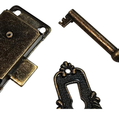 Cerradura Para Armario De Madera, Juego De 3 Verde Antiguo