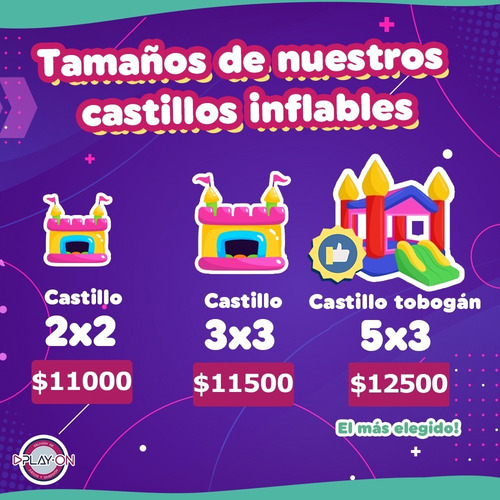 Imagen 9 de 10 de Alquiler Inflables Castillo Tobogan Juegos Cama Zona Norte