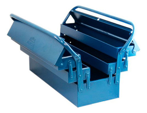 Caixa Sanfonada C/05 Gavetas Azul Fercar 07 Azul Azul